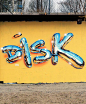 DISK @diskism _______________________ #madstylers #graffiti #graff #style #colorful #stylewriting #sprayart #graffitiart