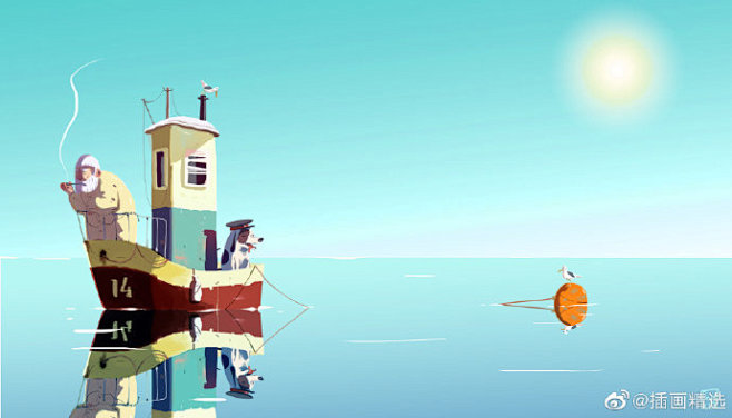 来自俄罗斯插画家Andrey Osadc...