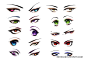 #人体# #部位# 眼睛 Eye Refs 01 by r0hio