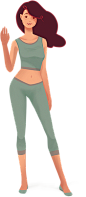 GYMONDO : You want to get in shape and work on the perfect summer figure but don't have much time? Now it's easy! In 2014 GYMONDO, an online fitness studio, comissioned us to produce and animate a 30s TV commercial in a nice illustrative style. We develop