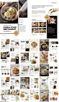 14款餐饮美食画册菜单菜谱PSD素材2020413 - 设计素材 - 比图素材网