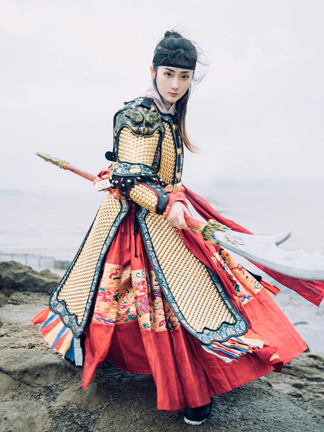 百炼铸甲 明制直身锁子甲 中国甲胄古代铠甲盔甲金银格斗战斗服装-淘宝网-花瓣网