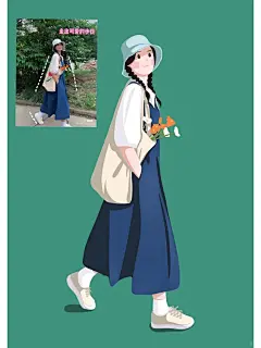 扁平风插画 | 照片转插画 | 插画日常 - 小红书