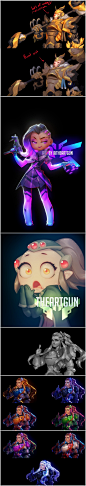 《守望先锋》同人图 （Twitter：TheArtGun） ​​​​
