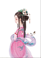 鹤青丝_涂鸦王国 原创绘画平台 www.poocg.com