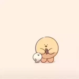 抖音大土豆和小章鱼团子可爱动图表情包 :...