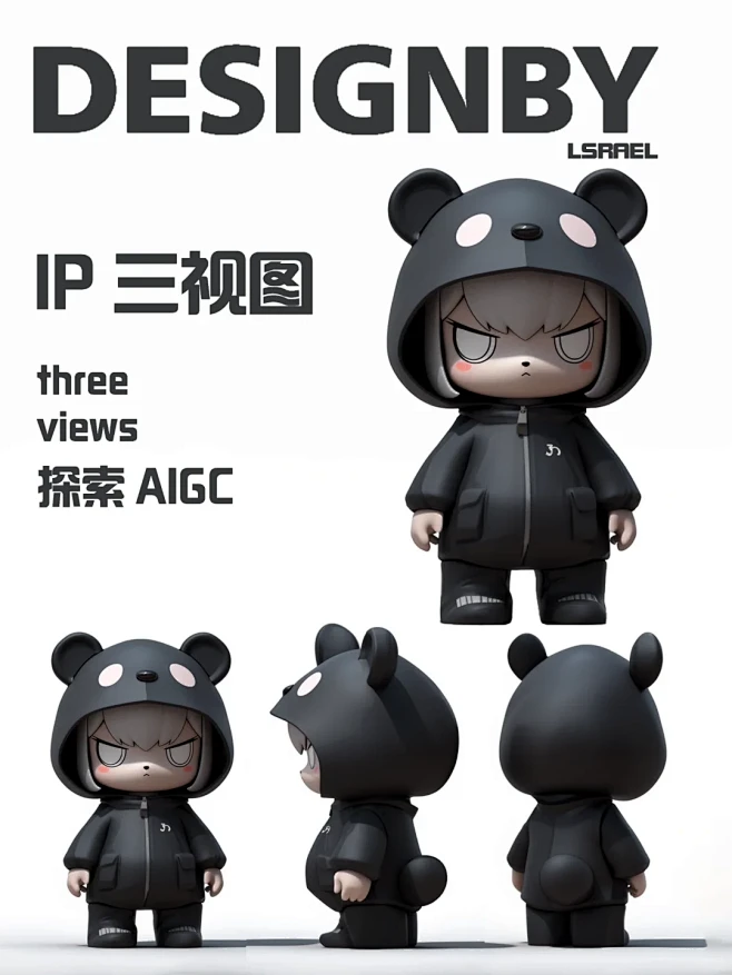 IP设计|黑熊IP-花瓣网