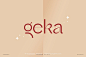 Geka现代时尚极简轻奢品牌logo海报杂志请柬文创标题装饰英文字体图片
