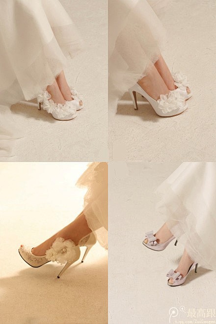 四款超美超仙的婚鞋~~~