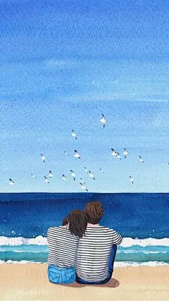 【韩国插画师Ujin 少女系列清新插画】