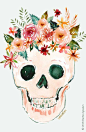 This skull was painted while listening to Outlaw Country. Willy, Waylon and such. Yee haw!