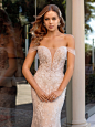 Lace Wedding Dresses in Every Silhouette – Moonlight Bridal – Val Stefani – D8250_C