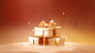 ls7623_gift_box_on_red_background_with_gold_ribbon_in_the_style_8dbfe3d4-aeb0-47f5-ab5b-51705071e5b4