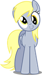 Vector #336 - Derpy Hooves #8 : Here's my 8th Derpy Hooves vector I made and is also the 336th vector I made, so far.  So I'll be using the screencaps I took to make Vectors. So if a part of a Character is not in a screencap...