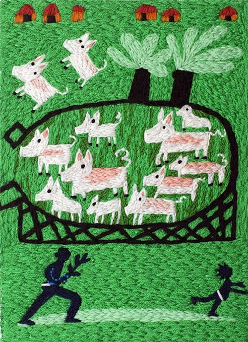 Ann Khokhlova：温暖的手工刺...