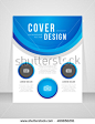 Annual report brochure flyer template vector design. Leaflet cover presentation abstract background.