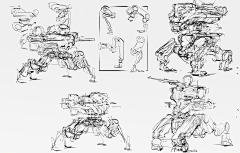 老速写人采集到机械