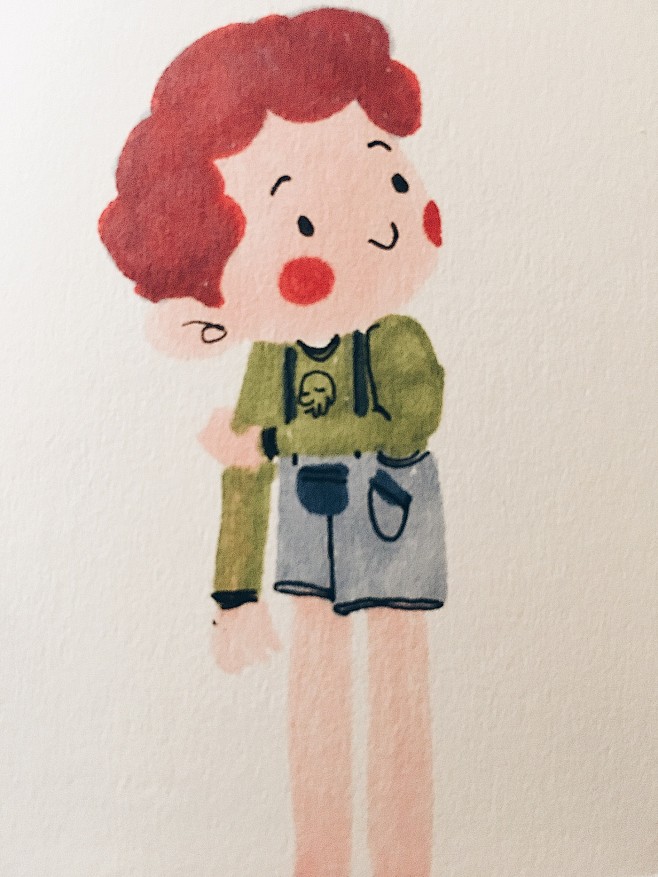 Trying out markers +...