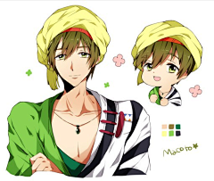 帝妃一笑采集到30.Free!男子游泳部❤