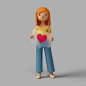 3d-female-character-holding-social-media-heart-button_23-2148938908