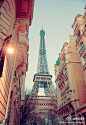 巴黎的埃菲尔铁塔 象征着爱情的见证和永恒