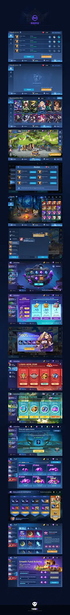 《mobile legends adventure》轻松策略放置类手游项目UI游戏UI冰冰UI - 原创作品 - (5)-花瓣网