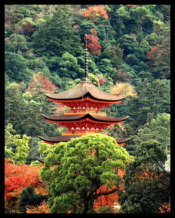 Miyajima's Pagoda by...