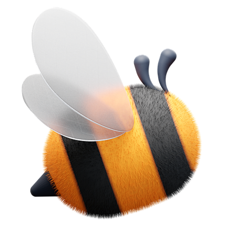 Honey Bee 3D Illustr...