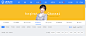 顶部大图banner+简单的栅格
