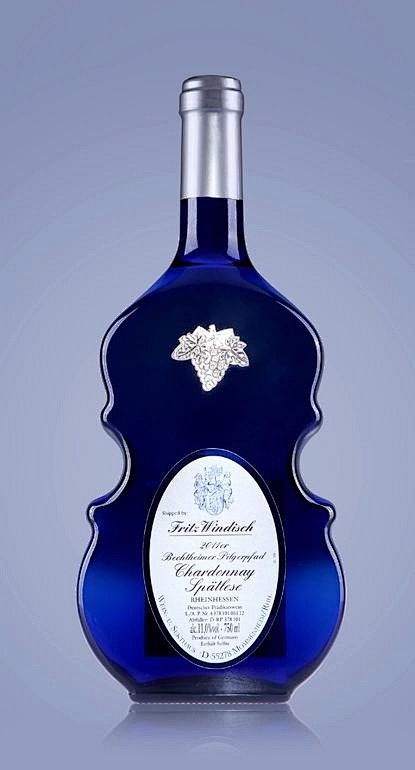 德国原装进口浪漫小提琴蓝色多瑙河霞多丽冰酒葡萄酒新年礼盒装tmall