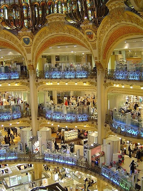 Shopping at Galeries...