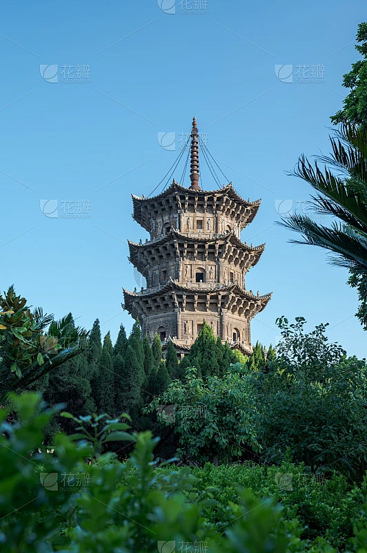 中国古代佛塔建筑图片_建筑图片素材-花瓣网