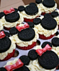 Cute Minnie Mouse Birthday Party. I want to do these for Gracelyns 1st bday!: 