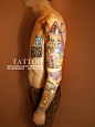 伍壹伍TATTOO STUDIO 马里奥花臂 (2)