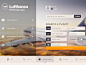 Lufthansa Concept on BehanceUI 扁平化设计 #采集大赛#