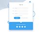 Registration DailyUI 01 login form reg page social auth registration form registration dailyui 01