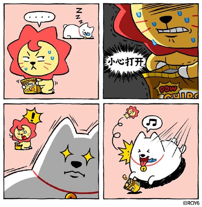 #莱阳#：我吃个零食太难了！
#守护联萌...