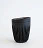 HuskeeCup Reusable Coffee Cup - Charcoal