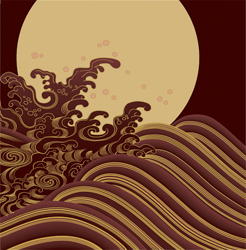 波頭——日本传统纹样