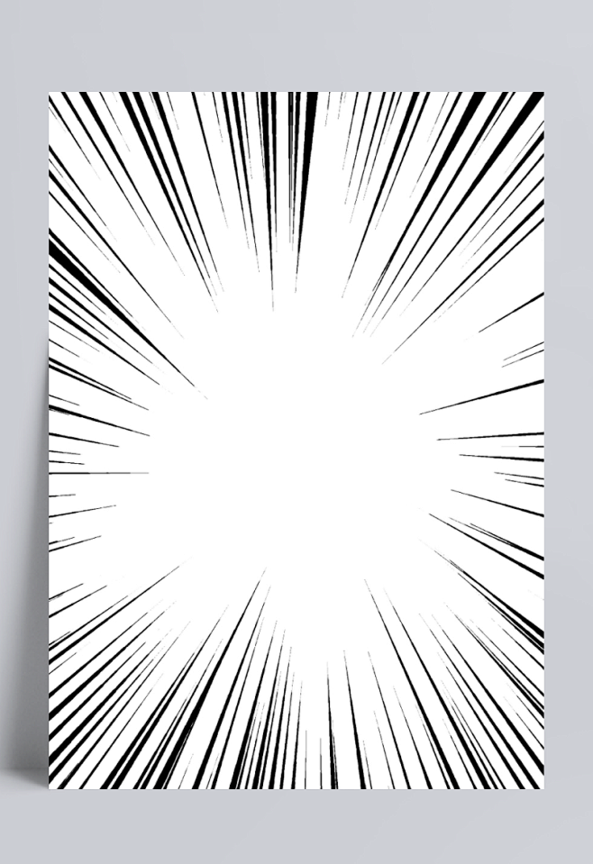 线条|线条,卡通,手绘,光芒四射,漫画素.