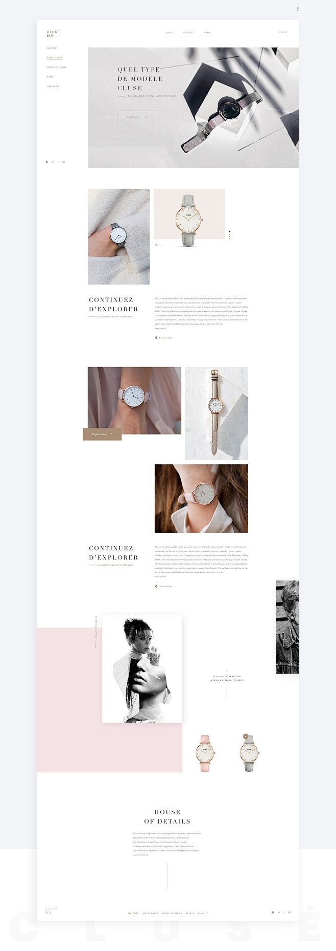 简洁时尚，文艺的网页设计作品-UI设计网...