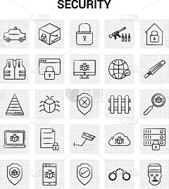 手,数字25,灰色背景,图标集,安全,白色,分离着色,商务,数据,绘制