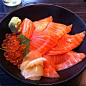 Salmon Sushi Sashimi: 