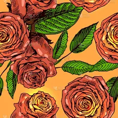 四方连续纹样,玫瑰,分离着色,白色,蔬菜,自然,红色,图像,花朵,装饰