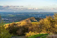 英格兰,英国,雷京山,西罗普,看风景,天空,水平画幅,云,山,无人