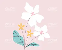 花卡通  - 源文件下载【酷图网】花卡通,花手绘,花卉手绘,花卉,图案,植物,矢量,壁纸,花卉植物,