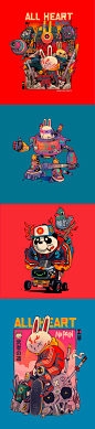 animal characters Cyberpunk Gaming japan Japanese Aesthetic katana neotokyo Retro skateboarding