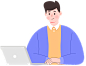 扁平办公人物插画