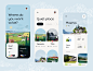 Travel service - Mobile app by Anastasia Golovko on Dribbble