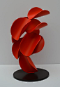 'Florette' by Nick Moran steel sculpture, metal sculpture